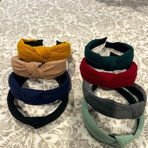 Colorful Knotted Headbands Set (8)